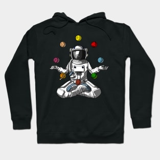 Space Astronaut Planets Meditation Hoodie